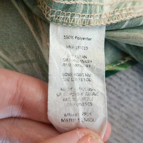 Show Me Your Mumu Womens Tank Top Halter Blouse Large Crop Pink Hawaiian Print - Picture 8 of 11